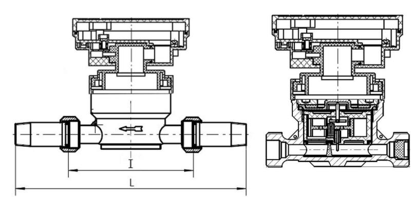 Digital Flow Indicator water flow meter digital water flow meter